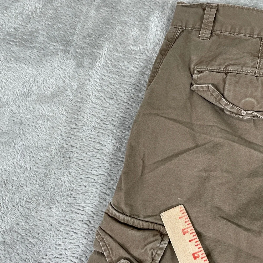 Banana Republic‎ Cargo Pants Mens 33x32 Brown Cotton Multi Pocket Utility Chino